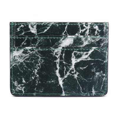 Card Holder - Green Marble - Equinoxx Design