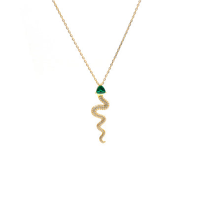 Gold Serpent Necklace - Equinoxx Design