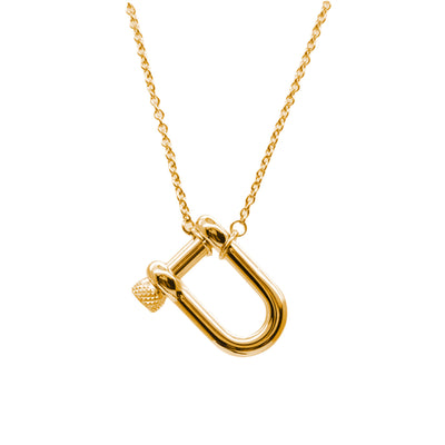 Gold Shackle Necklace - Equinoxx Design