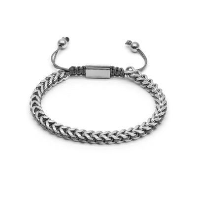 Grey Rope & Full Silver Chain - Equinoxx Design