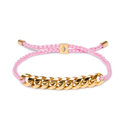 Pink Rope & Gold Chain - Equinoxx Design