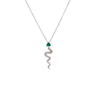Silver Serpent Necklace - Equinoxx Design