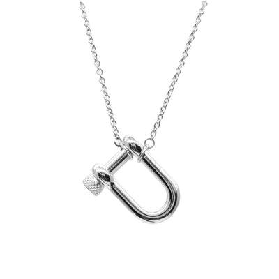 Silver Shackle Necklace - Equinoxx Design